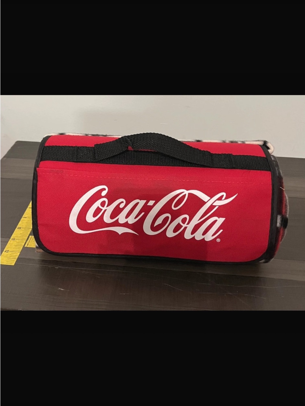 Coca Cola Red and Black Toiletry Travel Bag
